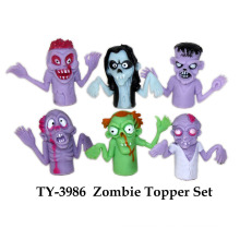 Lustiges Halloween Zombie Topper Set Spielzeug